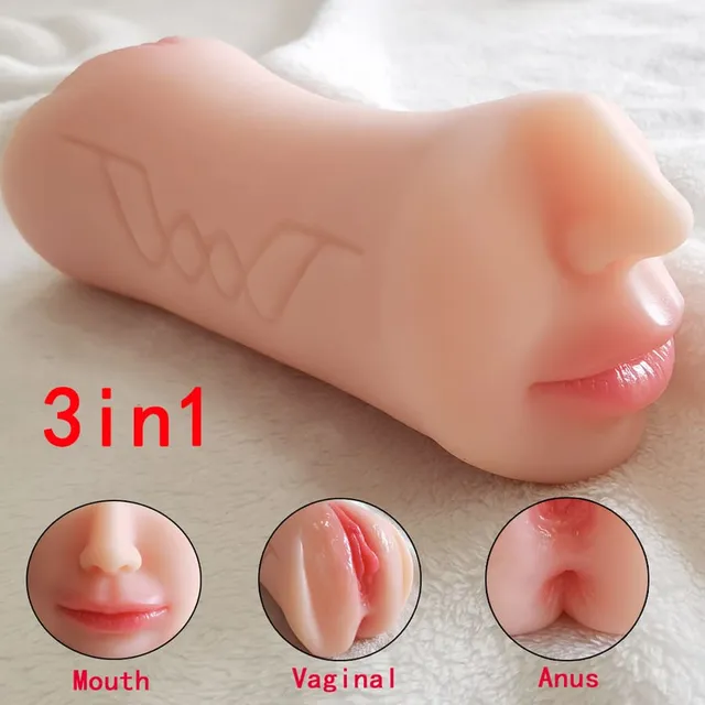 3 in 1 Realistic Masturbator product view