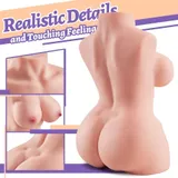 Hands-Free Realistic Torso Sex Doll product detail view