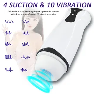 Suction Vibrating Masturbator product detail view