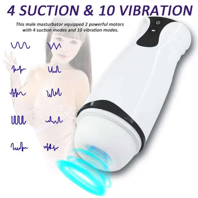 Suction Vibrating Masturbator product detail view