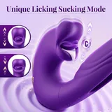 Koxten 3-in-1 Licking Sucking Flapping Vibrator product detail view