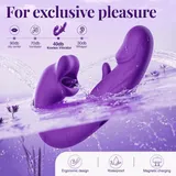Koxten 3-in-1 Licking Sucking Flapping Vibrator supplier water-resistance illustration