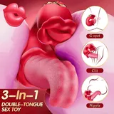 3-In-1 Double-Tongue Sex Toy product detail view