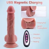 3 In 1 Realistic Dildo Vibrator charging connector detail