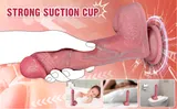 3 In 1 Realistic Dildo Vibrator product detail view