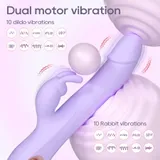 Dual Motor Rabbit Vibrator product detail view