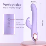 Dual Motor Rabbit Vibrator product detail view