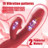 3-in-1 Red Lips Thrusting Vibrator product detail view