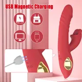 3-in-1 Red Lips Thrusting Vibrator product detail view