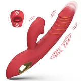 3-in-1 Red Lips Thrusting Vibrator product detail view