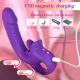 Tongue-Licking Thrusting Vibrator charging connector detail