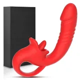 Tongue-Licking Thrusting Vibrator product view