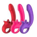 Tongue-Licking Thrusting Vibrator product view