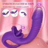 Tongue-Licking Thrusting Vibrator product detail view