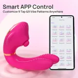 App Controlled Tapping Vibrator dimensions and specification diagram