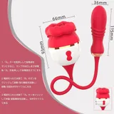 Suck Thrust Vibrator dimensions and specification diagram