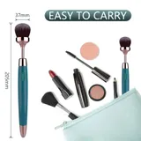 Cosmetic Pen supplier size diagram labelled 205 mm long and 37 mm across the brush, beside an open makeup bag