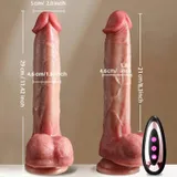 Electric Dildo dimensions and specification diagram