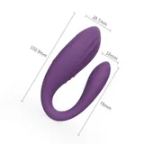 Whale tide vibrator size diagram labelled 102.9mm total length, 28.7mm body width, 18mm tip width and 78mm short-arm length