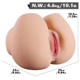 Two-Opening Hip Doll dimensions and specification diagram